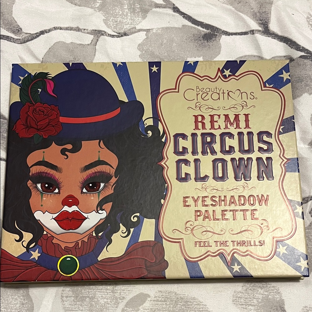 Beauty Creations Remi Circus Clown Eyeshadow Palette - Bold Multicolor